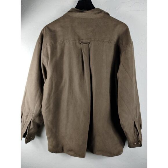 Wolverine Fleece Button Down Shirt L - Picture 4 of 5
